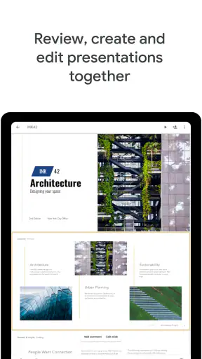 Google Presentaties screenshot