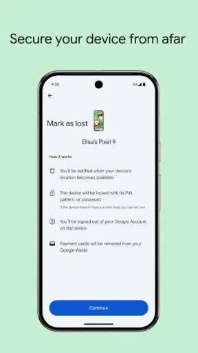 Vind-plek van Google screenshot