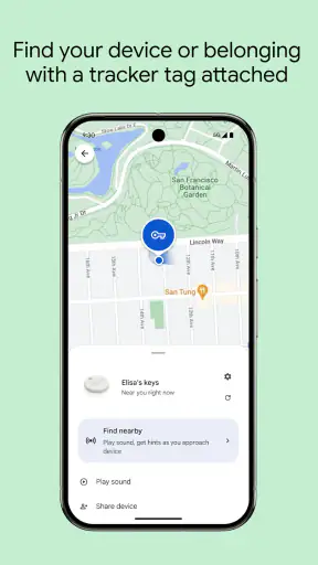 Vind-plek van Google screenshot