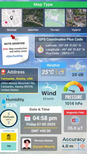 GPS Map Camera screenshot