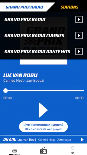 Grand Prix Radio screenshot