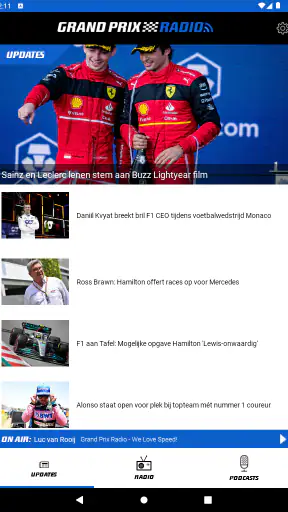 Grand Prix Radio screenshot
