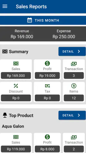 Griyo Pos - POS and Cashflow screenshot