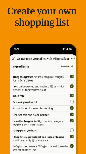 Guardian Feast: Daily Recipes screenshot