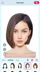 Hairstyle Try On: 600 Haircuts screenshot
