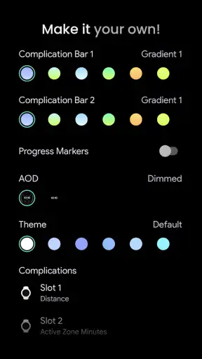 Health Dx: Watch face screenshot