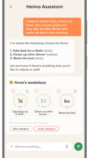 Heima: Gezinsplanner & Klusjes screenshot