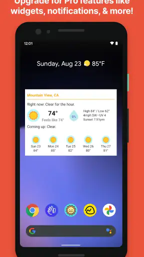 Hello Weather screenshot