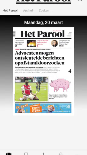 Het Parool digitale krant screenshot