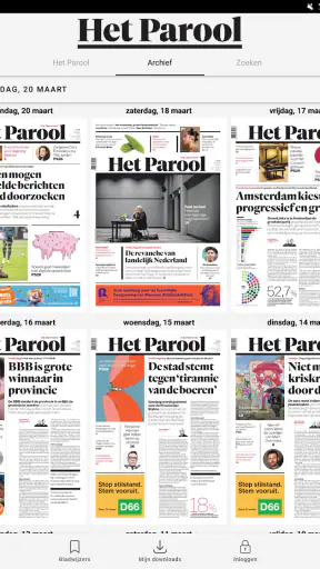Het Parool digitale krant screenshot