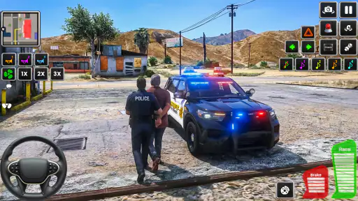 Highway Police Car Patrol Game screenshot