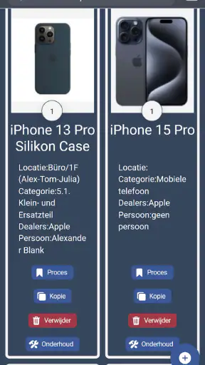 HITS Inventarisbeheer screenshot