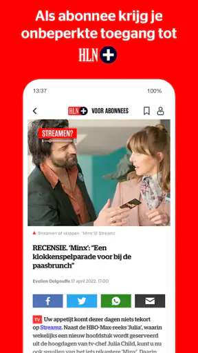 HLN.be screenshot