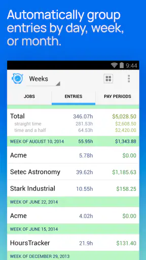 Hours Tracker Time Tracking screenshot
