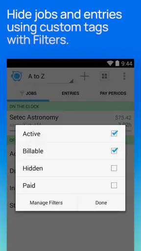 Hours Tracker Time Tracking screenshot