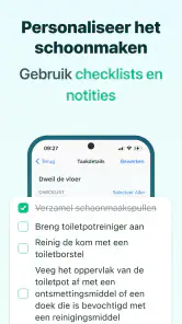 Huishouden & Opruim app screenshot