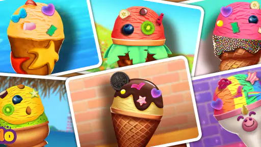 Ice Cream Making Game For Kids screenshot
