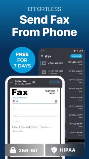 iFax - Send & receive fax app screenshot