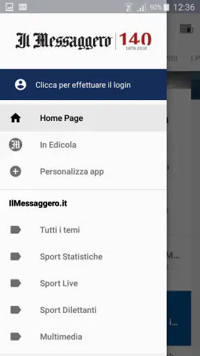 Il Messaggero screenshot