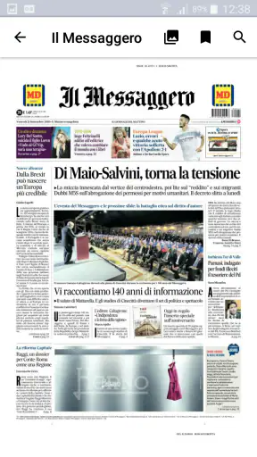Il Messaggero screenshot