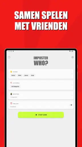 Imposter Who? - Woordspel screenshot