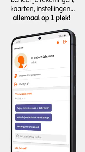 ING Banking screenshot