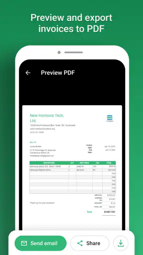 Invoice & Receipt Maker screenshot