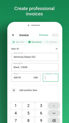 Invoice & Receipt Maker screenshot