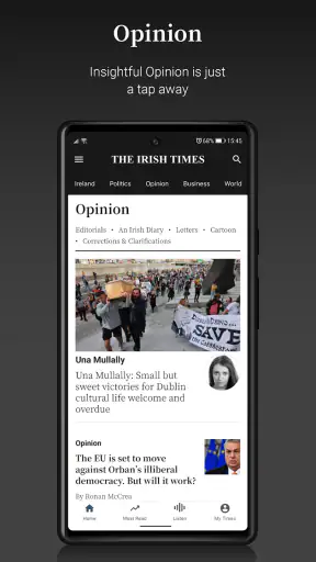 Irish Times News screenshot