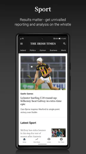 Irish Times News screenshot