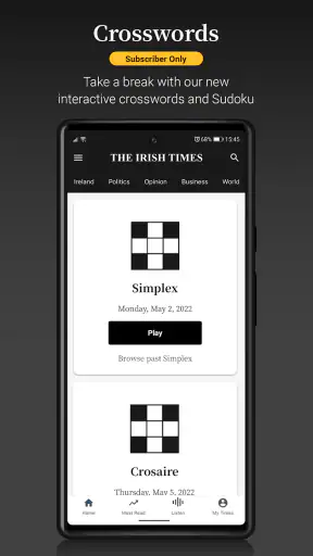 Irish Times News screenshot
