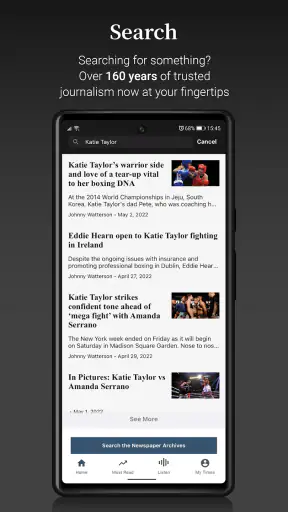 Irish Times News screenshot