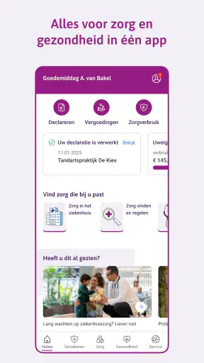 IZZ Zorgverzekering screenshot