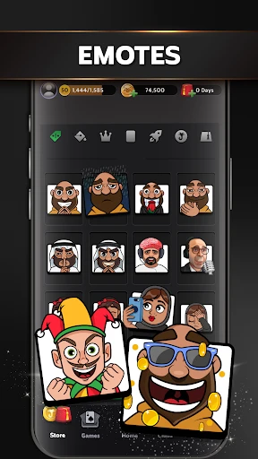 Jawaker Hand, Tarneeb & Trix screenshot
