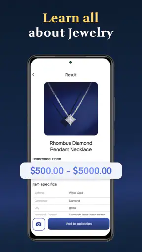 Jewelry Identifier Gem Scanner screenshot