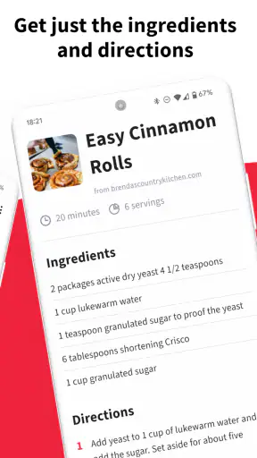 Just the Recipe: Recipe Keeper screenshot