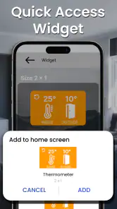 Kamertemperatuur Thermometer screenshot