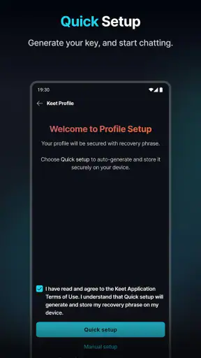 Keet - Private Encrypted Chat screenshot