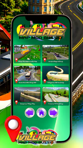 Kerala Village Map Mod Bussid screenshot