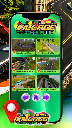 Kerala Village Map Mod Bussid screenshot