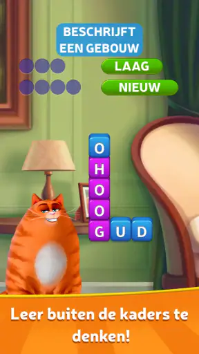 Kitty Scramble: Woord Stapels screenshot