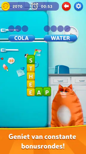 Kitty Scramble: Woord Stapels screenshot
