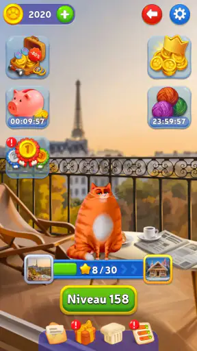 Kitty Scramble: Woord Stapels screenshot