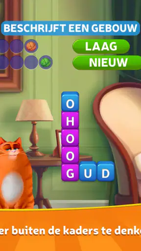 Kitty Scramble: Woord Stapels screenshot