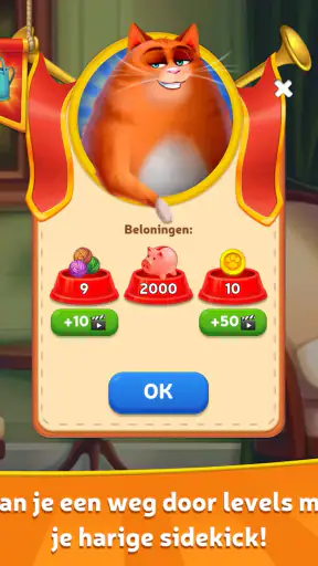 Kitty Scramble: Woord Stapels screenshot