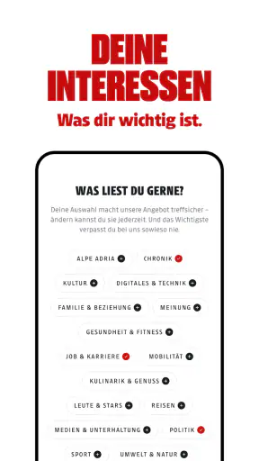 Kleine Zeitung screenshot