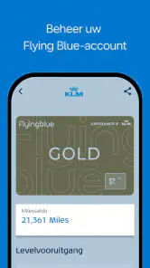 KLM - Boek een vlucht screenshot