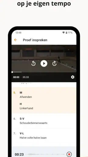 KNHS Dressuurproeven screenshot