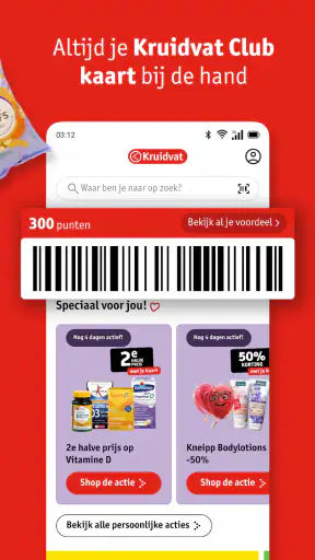Kruidvat app screenshot