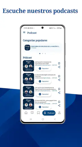 La Nación Costa Rica screenshot